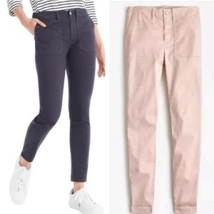 J. Crew Toothpick Pink Cargo Pants